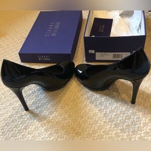 Stuart Weitzman Black Patent Leather Heels Size 8.5